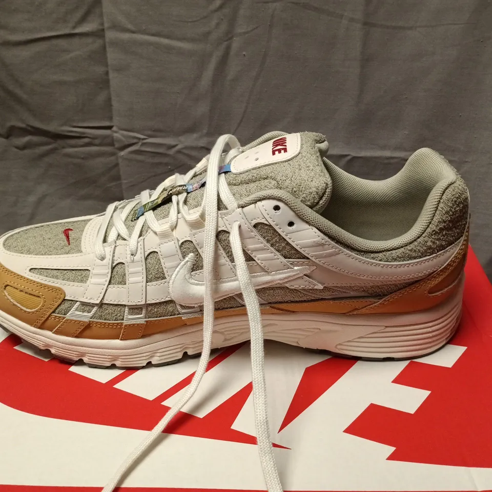 BOXED NIKE P-6000 SNEAKERS UK 12 (US 13) – GREY/WHITE/TAN
