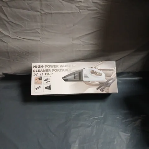 PORTABLE DC-12V VACUUM CLEANER – HANDHELD, BOXED