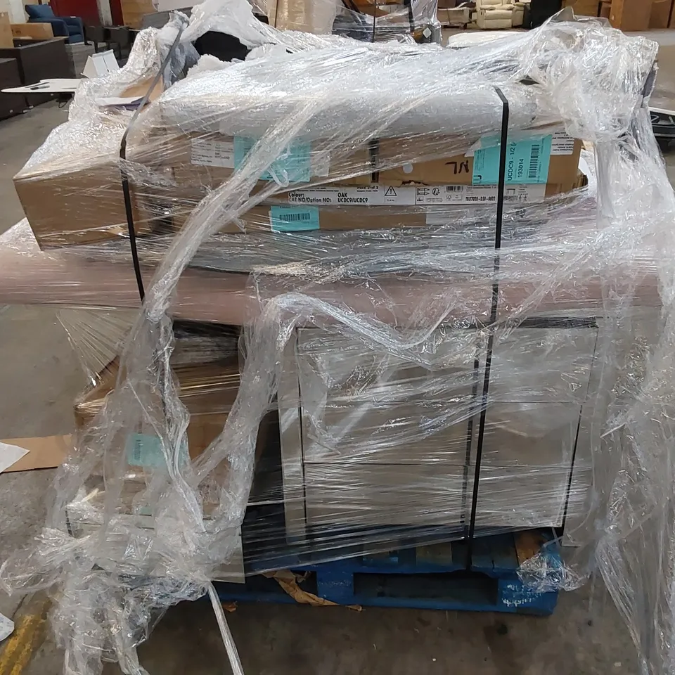 PALLET TO CONTAIN ASSORTED HOUSEHOLD & GARDEN FURNITURE 