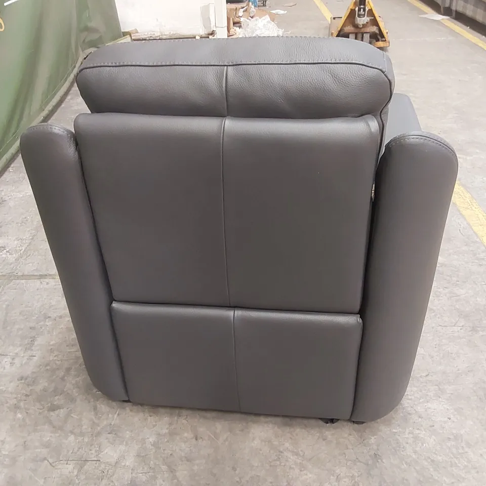 QUALITY DESIGNER ITALIAN MADE AVILA LEATHER ELECTRIC RECLINER CHAIR