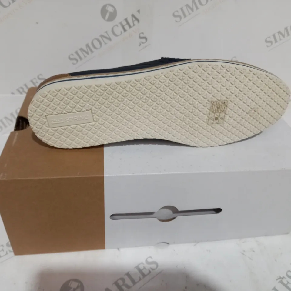 BOXED CALL IT SPRING VENANIEL NAVY BLUE LOAFER SHOE - SIZE 7 