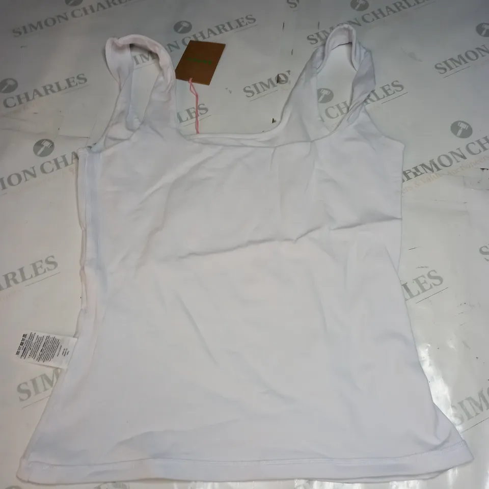 BODEN WHITE VEST SIZE 8