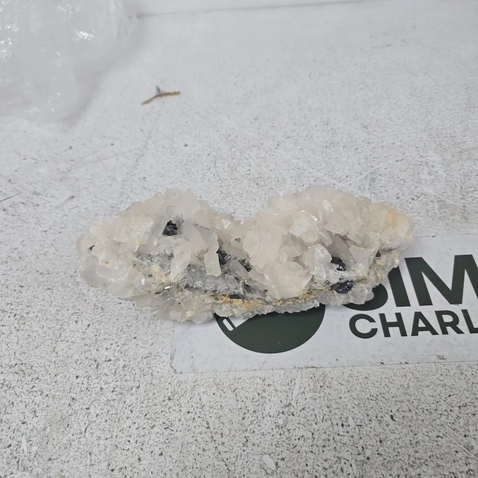 QUARTZ CRYSTAL CLUSTER ON MATRIX – MILKY WHITE