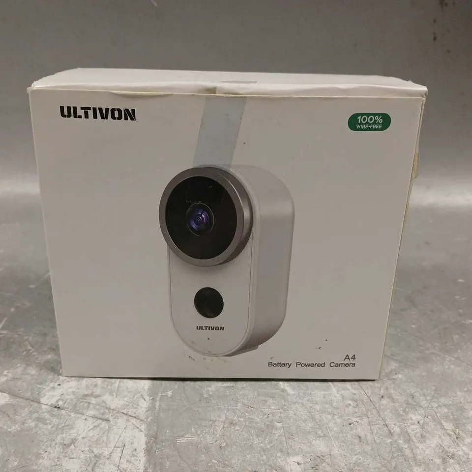 BOXED ULTIVON A4 BATTERY POWERED CAMERA