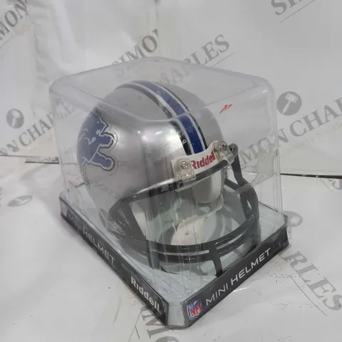 RIDDELL MINI NFL HELMET DETROIT LIONS