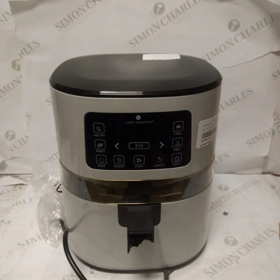 OUTLET COOK'S ESSENTIALS 4.0L AIR FRYER WITH DIGITAL VIEWING SCREEN