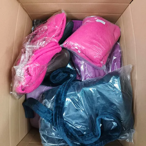 APPROXIMATELY 10 ASSORTED CLOTHING PRODUCTS IN VARIOUS STYLES & SIZES