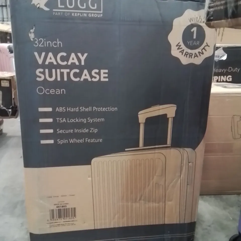 BOXED LUGG 32INCH VACAY SUITCASE OCEAN 