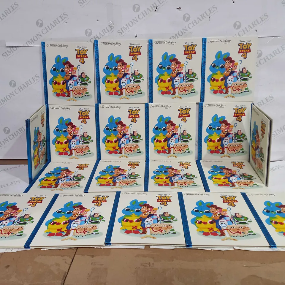LOT OF APPROXIMATELY 20 DISNEY PIXAR TOY STORY 4 A TREASURE COVE STORY BOOKS