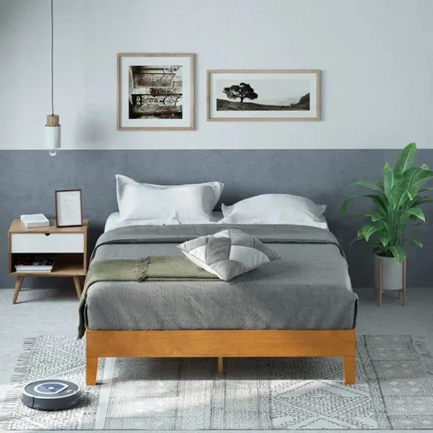 BOXED ELARA DELUXE SOLID WOOD BED FRAME // SIZE: UNSPECIFIED (1 BOX)