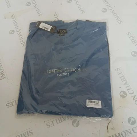 BOOHOO MAN 2 PACK OVERSIZE HEAVY WEIGHT LIMITED T SHIRTS SIZE XL