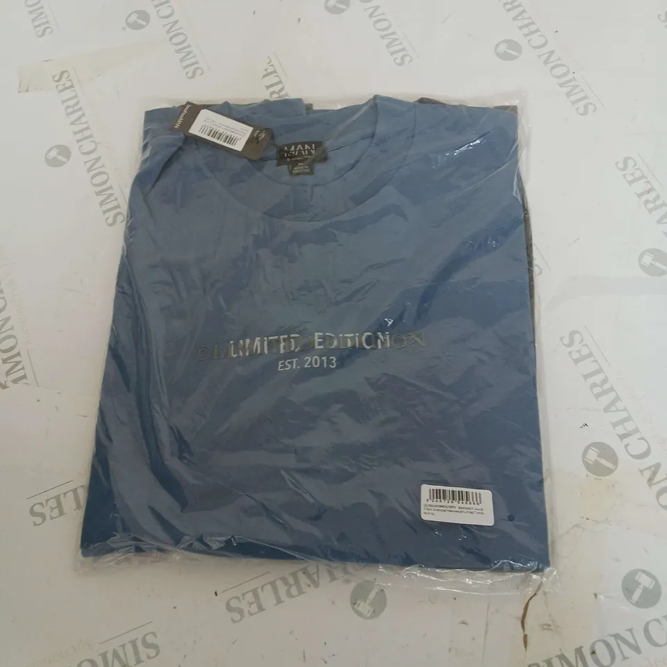 BOOHOO MAN 2 PACK OVERSIZE HEAVY WEIGHT LIMITED  T SHIRTS SIZE XL