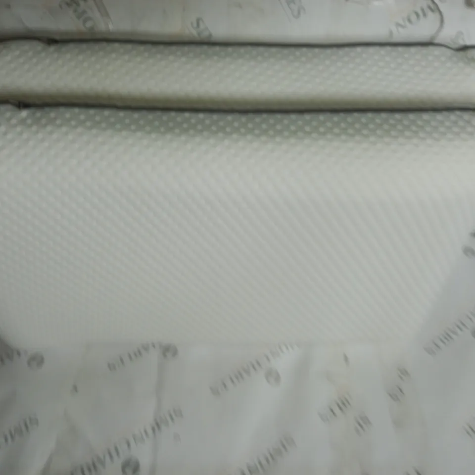 2 WHITE FOAM EMMA PILLOWS