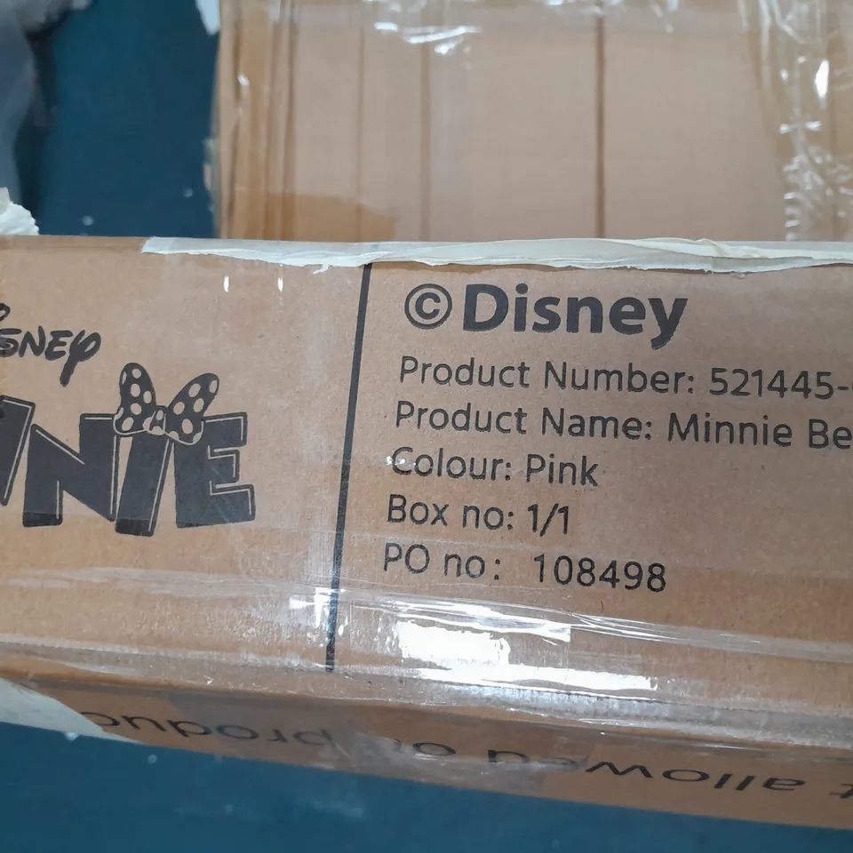 BOXED DISNEY MINNIE MOUSE TODDLER BED - COLLECTION ONLY  RRP £199.99