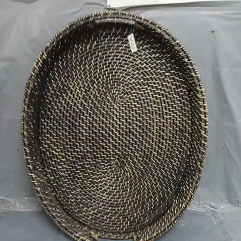 VERY HOME RATTAN OVAL TRAY