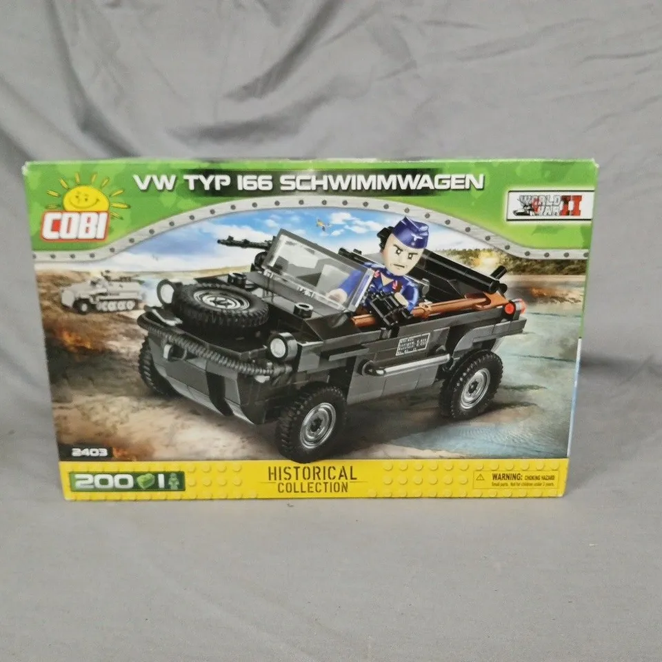 COBI VW TYP 166 SCHWIMMWAGEN – HISTORICAL COLLECTION, 200 PIECES