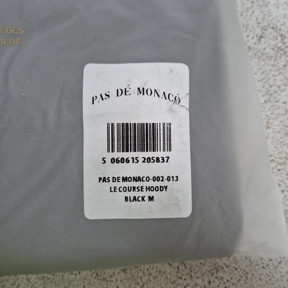 PAS DE MONACO LE COURSE HOODY – BLACK, M