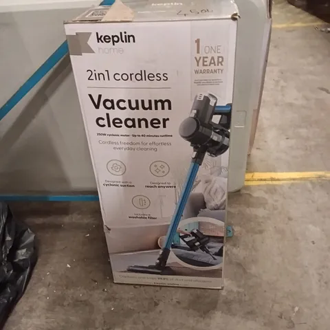 BOXED KEPLIN HOME 2 IN 1 CORDLESS VACUUM CLEANER