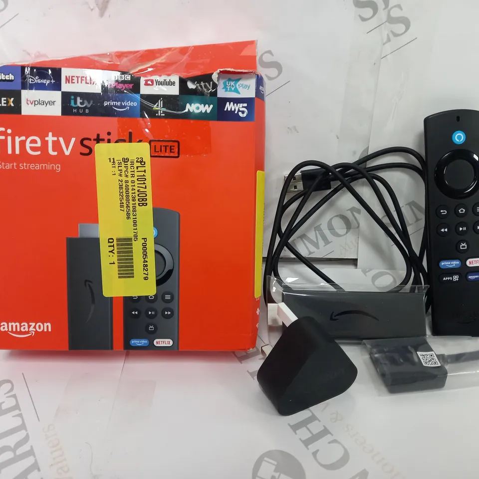 BOXED AMAZON FIRE TV STICK LITE