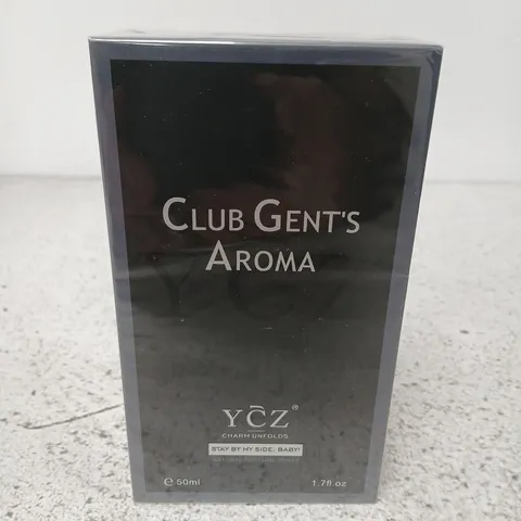 BOXED AND SEALED CLUB GENT'S AROMA YCZ CHARM UNFOLDS NATURAL PERFUME SPRAY 50ML