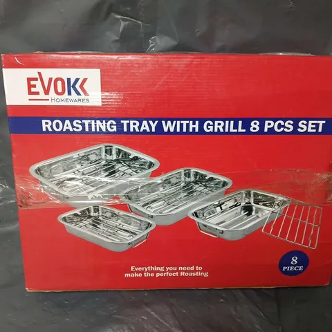 BOXED EVOK ROASTING TRAY WITH GRILL SET