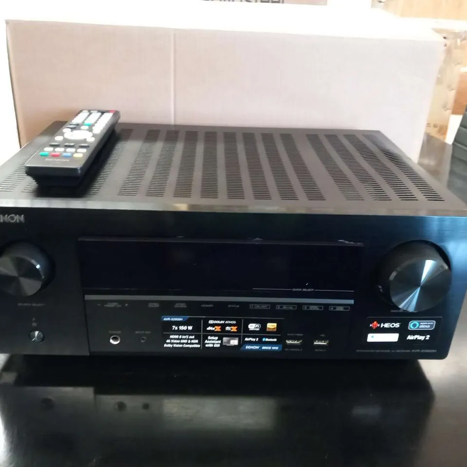 DENON AVRX2600 BLACK	7.2 CH AV RECEIVER WITH DOLBY ATMOS AND MULTI-ROOM