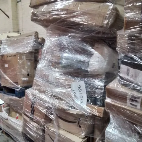 PALLET OF ASSORTED HOUSEHOLD GOODS AND PRODUCTS TO INCLUDE;DRAWING ROBOT,MINI HEATER,VACUUM CLEANER