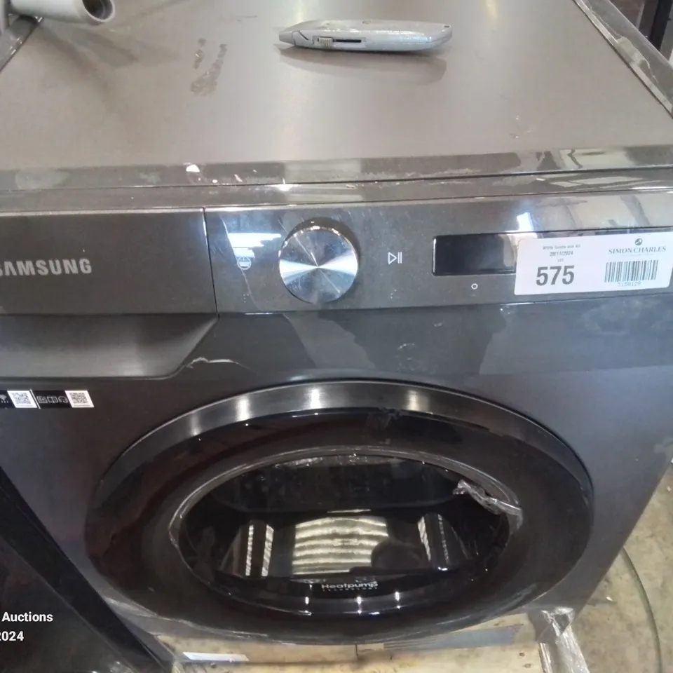 SAMSUNG SERIES 5+ DV80T5220AN/S1 WIFI-ENABLED 8 KG HEAT PUMP TUMBLE DRYER - GRAPHITE - A+++ RATED