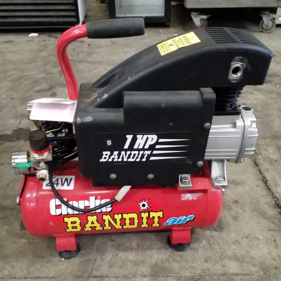 CLARKE BANDIT V 4.2CFM 8 LITRE 1HP AIR COMPRESSOR (230V)