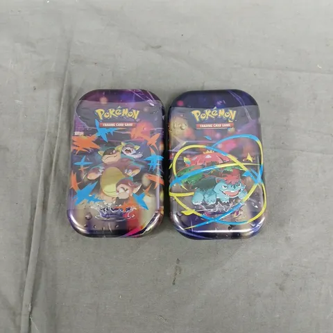 SEALED POKEMON TRADING CARD GAME TINS - SET OF 2