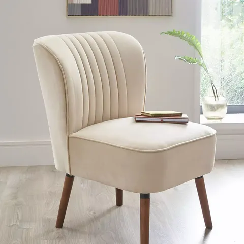 POPPY ACCENT CHAIR - NATURAL - COLLECTION ONLY