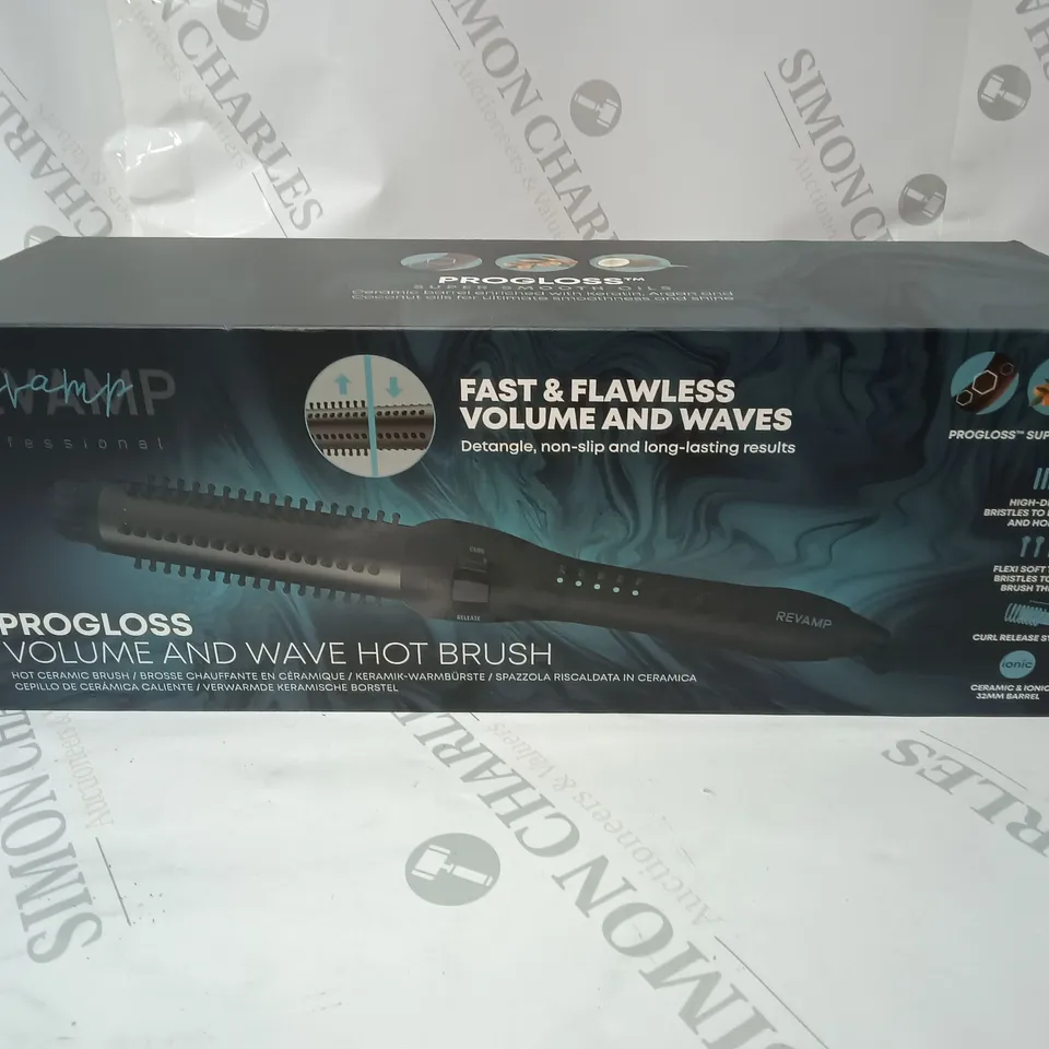 BOXED REVAMP PROGLOSS VOLUME AND WAVE BRUSH