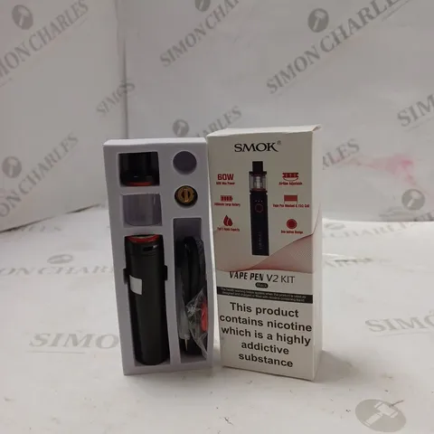 BOXED SMOK VAPE PEN V2 KIT - BLACK.