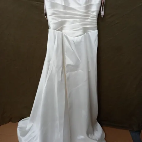 JULIAN AND ADAM IVORY WEDDING DRESS - 12