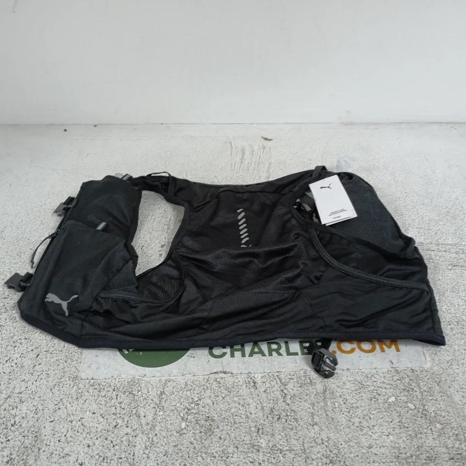 PUMA RACE DAY RUNNING VEST – BLACK, UK S/M