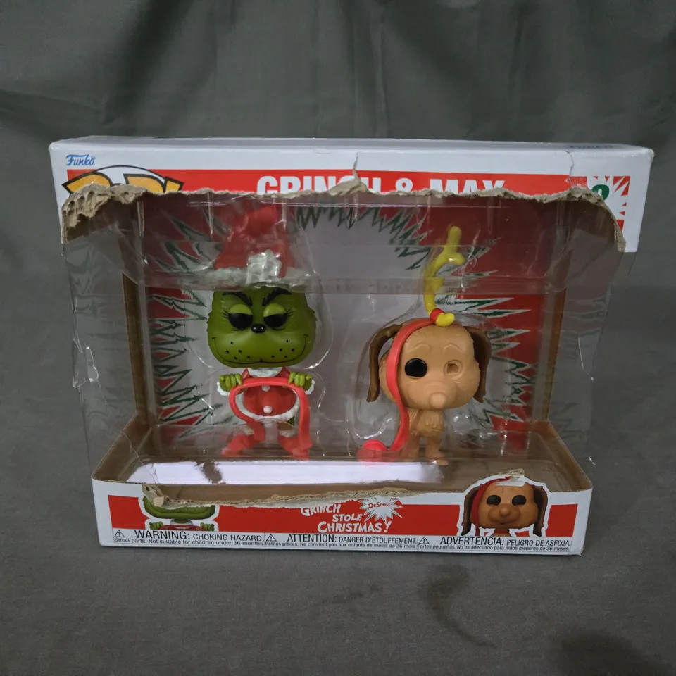 POP! BOOKS - GRINCH AND MAX VINYL FIGURE - 2 - HOW THE GRICH STOLE CHRISTMAS