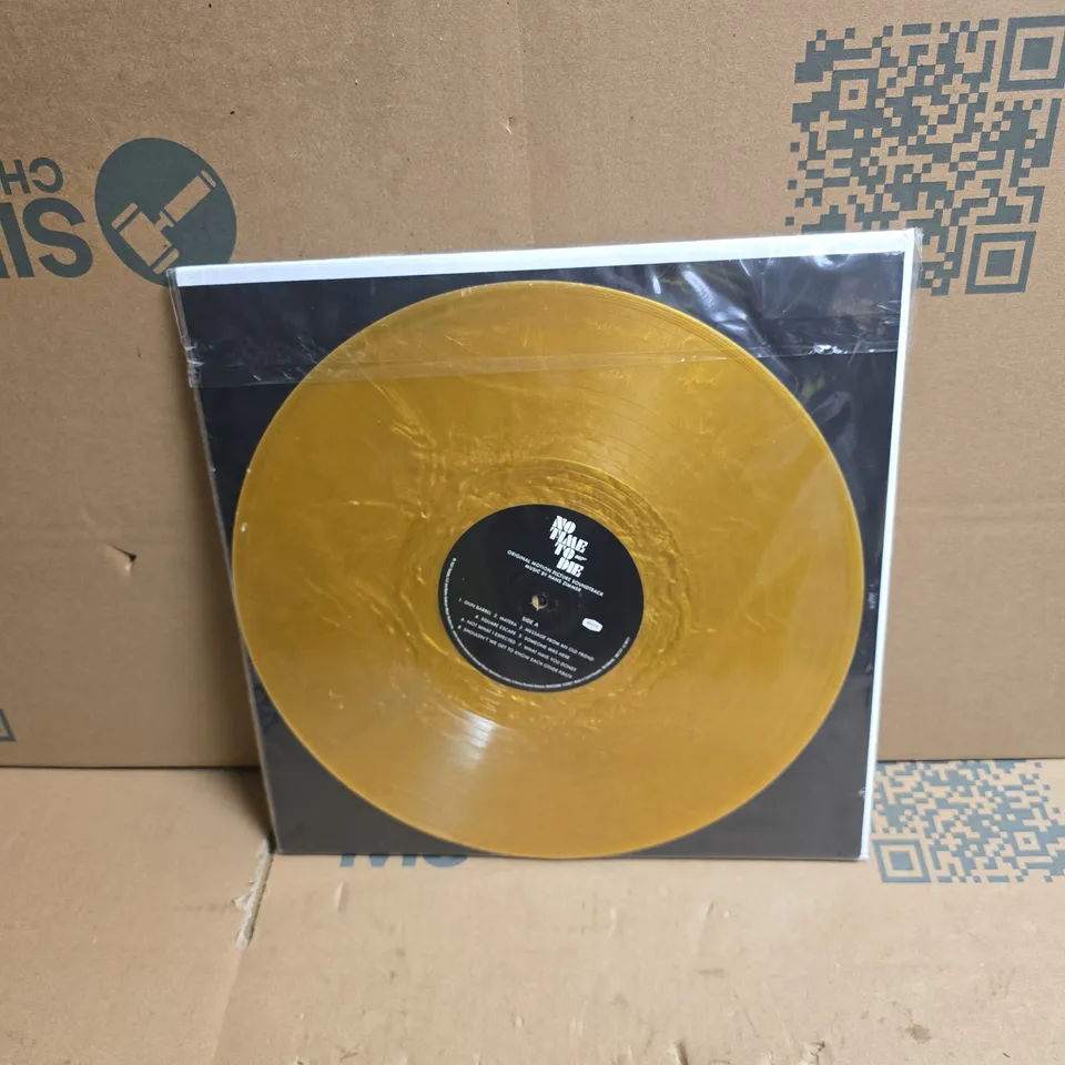 NO TIME TO DIE ORIGINAL MOTION PICTURE SOUNDTRACK – HANS ZIMMER GOLD VINYL LP
