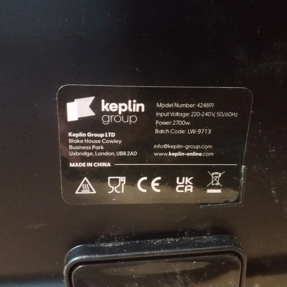 KEPLIN 9L DUAL ZONE AIR FRYER