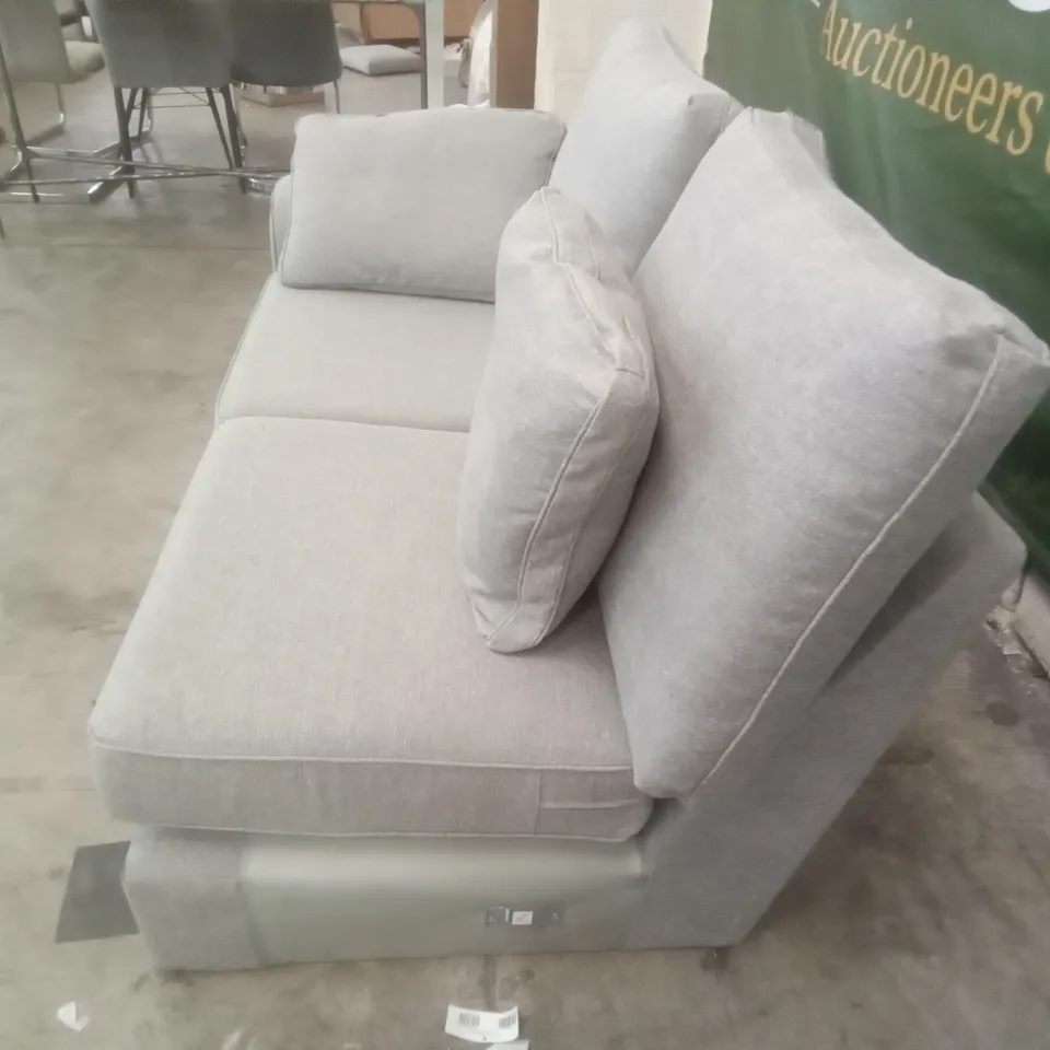 QUALITY DESIGNER NANTUCKET LHF SOFA SECTION - GREY FABRIC 