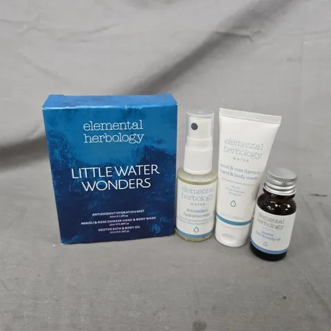 BOXED ELEMENTAL HERBOLOGY LITTLE WATER WONDERS TRIO