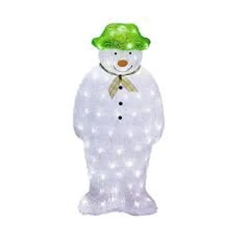BOXED NEO 55CM 100 WHITE LED SNOWMAN (1 BOX)