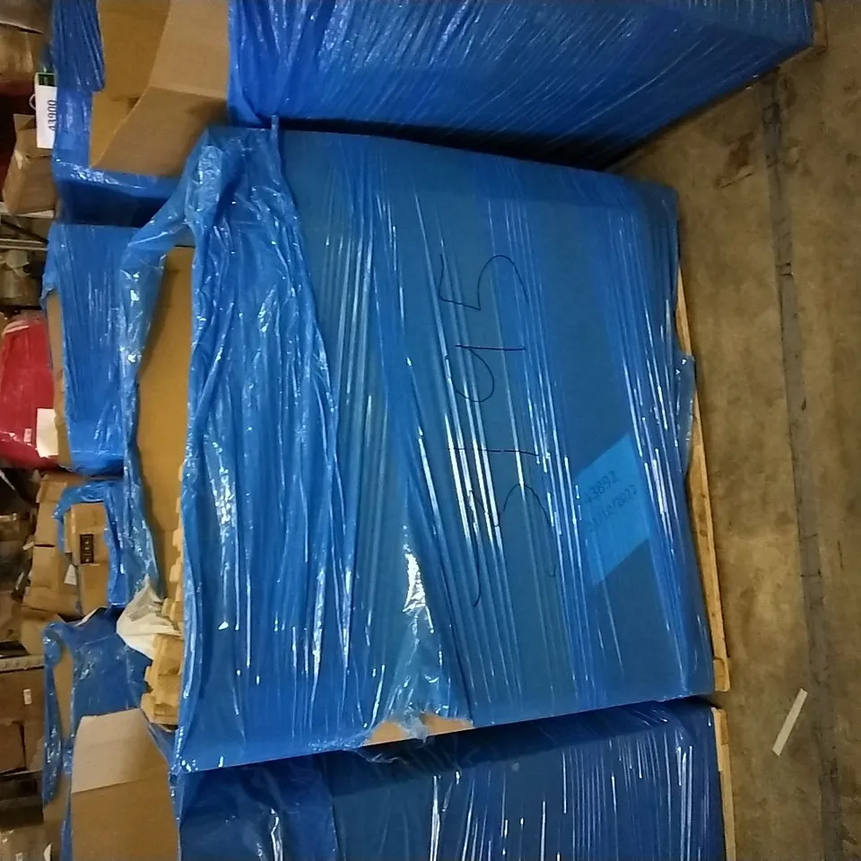 PALLET OF ASSORTED ITEMS INCLUDING POSTURE CUSHION SEAT SOFTENER COMFORT CUSHION, INTELLIGENT FAN LIGHT, LITTLE TIKES 3-IN-1 ACTIVITY WALKER, SCELTO GARDEN PARASOL, FOLDABLE CAR SEAT PORTABLE TRAY
