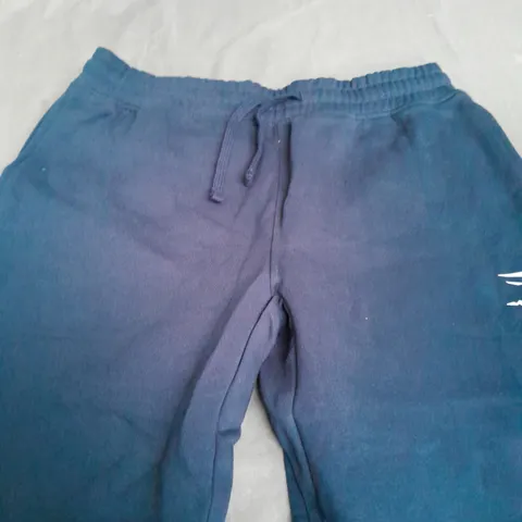 GYMSHARK BLUE JOGGERS - SMALL