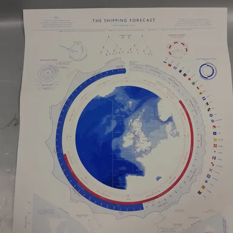 STILL STUDIO THE SHIPPING FORECAST SIGNED PRINT