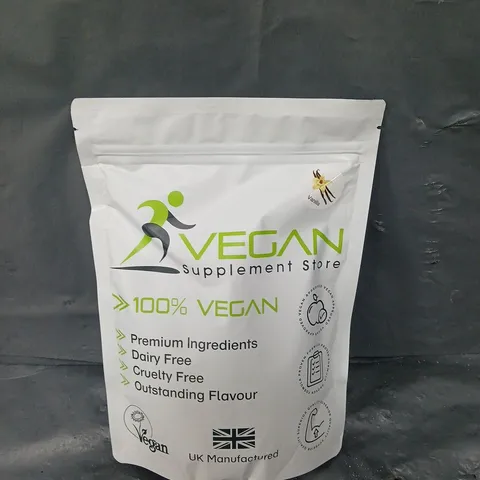 SEALED VEGAN SUPPLEMENT STORE COMPLETE MEAL REPLACEMENT - VANILLA - 500G