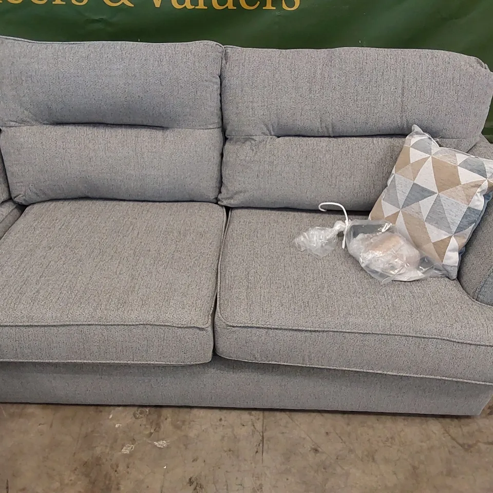 QUALITY DESIGNER LUSSO FABRIC UPHOLSTERED CORNER SOFA WITH SCATTER CUSHIONS 