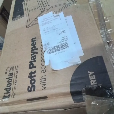 BOXED KIDOOLA SOFT PLAYPEN WITH ACCESSORIES