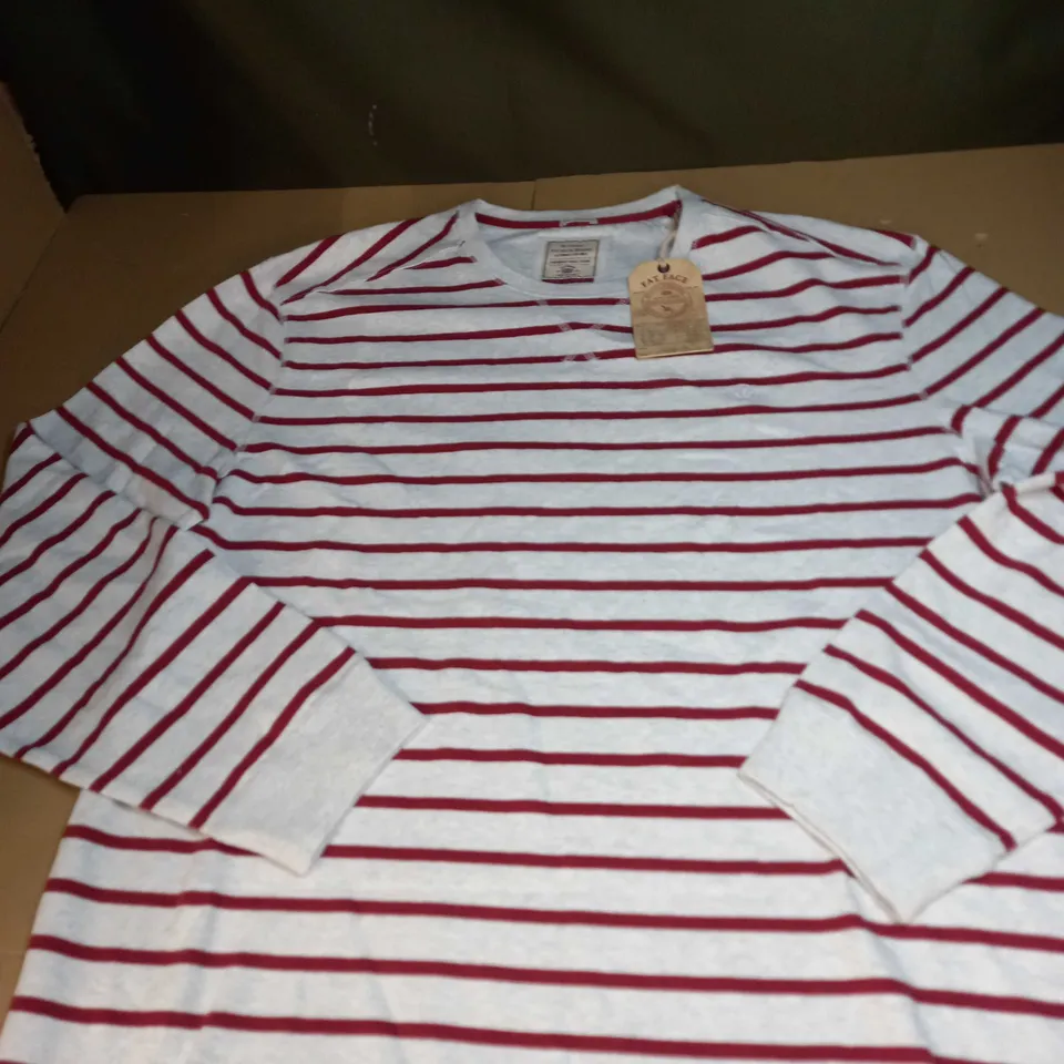 FATFACE STRIPE MIDWEIGHT CREW JUMPER SIZE XXL