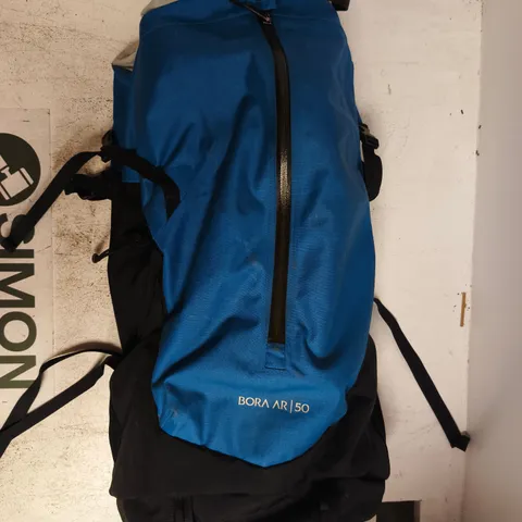 ARC'TERYX BORA AR 50 BACKPACK IN BLUE/BLACK