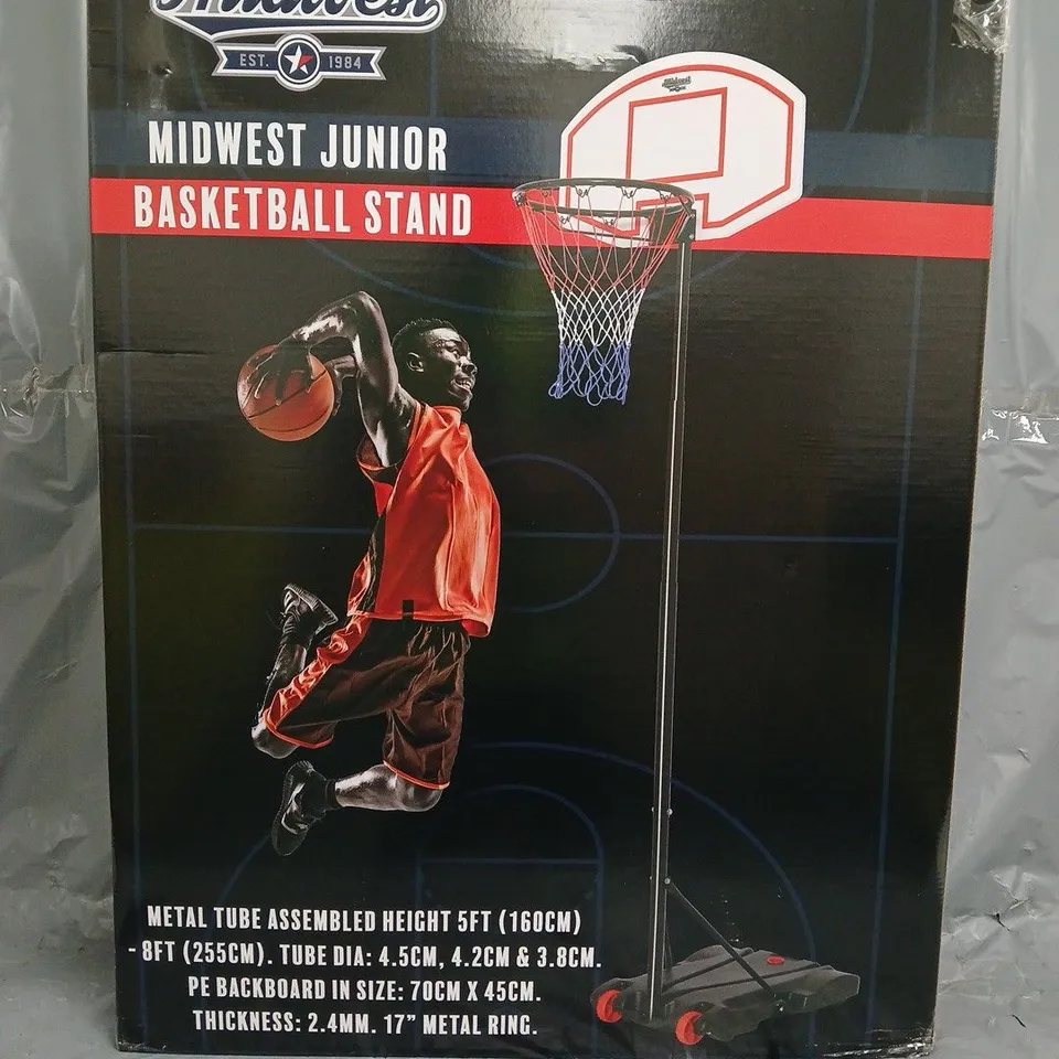 MIDWEST JUNIOR 5FT - 8FT BASKETBALL STAND